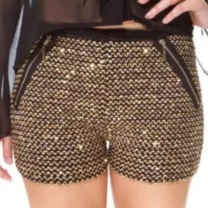 Toska Sparkly Shorts Size Small
